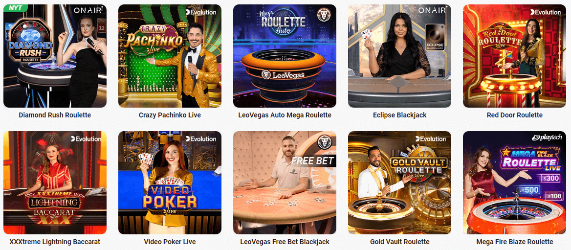 LeoVegas Live Casino