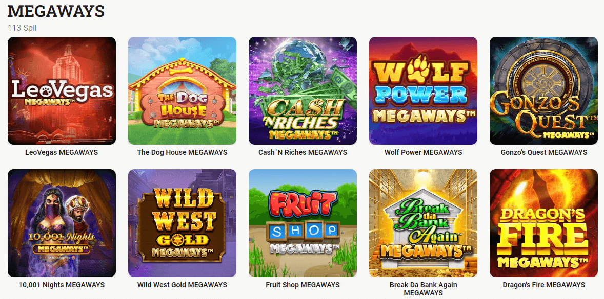 Megaways LeoVegas Casino